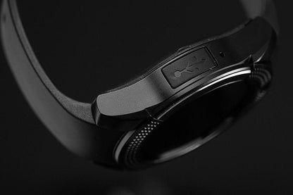 Ceas Smartwatch Chrono 8S Model 2018, Conectivitate Bluetooth 4.0, Camera foto, Functie Telefon, Ecran Lcd, Modul Anti Pierdere, Notificari pentru Facebook, Whatsapp, Sedentary remind, Black