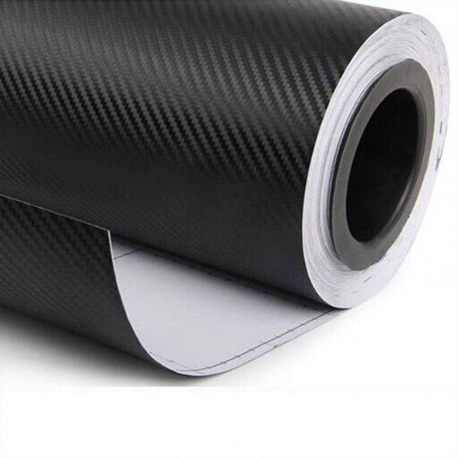 Rola folie IDL imitatie carbon texturat Negru 10M x 1.52M, material rezistent, suprafata texturata, montaj usor