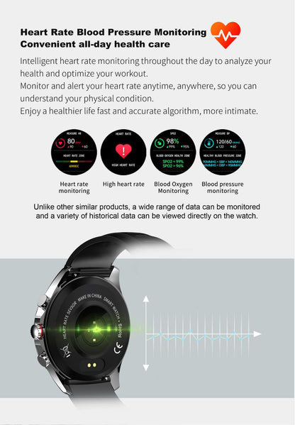 Ceas SmartWatch CONDE FiT idealSTORE, Ecran tactil complet, IOS/Android, Bluetooth, Monitorizare Ritm Cardiac Sport, Calorii, Somn, Tensiunea Arteriala, Vreme, IP 68, Music Control, Multi-sport, Apeluri, Culoare Negru