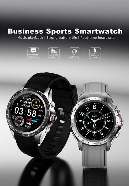 Ceas SmartWatch CONDE FiT idealSTORE, Ecran tactil complet, IOS/Android, Bluetooth, Monitorizare Ritm Cardiac Sport, Calorii, Somn, Tensiunea Arteriala, Vreme, IP 68, Music Control, Multi-sport, Apeluri, Culoare Negru