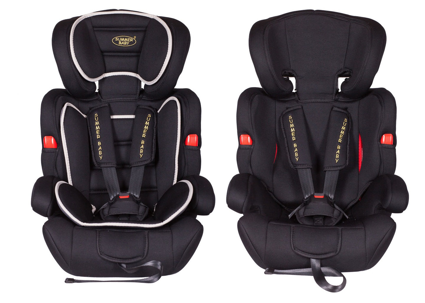 Scaun auto Profesional, BABY JOLIE COSMO IDL Collection, Pentru 3 grupe de greutate intre 9-36 Kg, Format din doua parti baza cu cotiere conturate si spatar, Tetiera reglabila, Echipat cu centura de siguranta cu prindere in 5 puncte, Negru