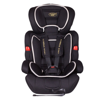 Scaun auto Profesional, BABY JOLIE COSMO IDL Collection, Pentru 3 grupe de greutate intre 9-36 Kg, Format din doua parti baza cu cotiere conturate si spatar, Tetiera reglabila, Echipat cu centura de siguranta cu prindere in 5 puncte, Negru