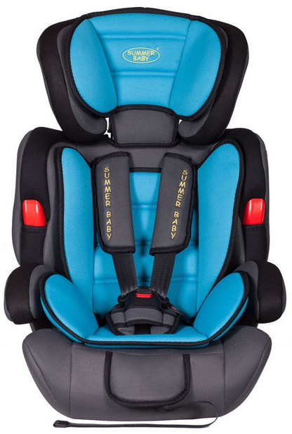 Scaun auto Profesional, BABY JOLIE COSMO IDL Collection, Pentru 3 grupe de greutate intre 9-36 Kg, Format din doua parti baza cu cotiere conturate si spatar, Tetiera reglabila, Echipat cu centura de siguranta cu prindere in 5 puncte, Albastru