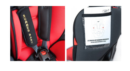 Scaun auto Profesional, BABY JOLIE COSMO IDL Collection, Pentru 3 grupe de greutate intre 9-36 Kg, Format din doua parti baza cu cotiere conturate si spatar, Tetiera reglabila, Echipat cu centura de siguranta cu prindere in 5 puncte, Rosu