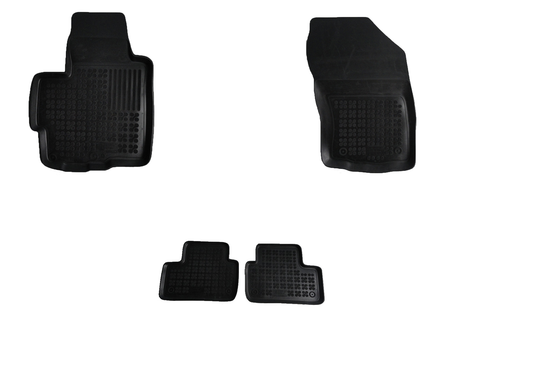 Covoare cauciuc stil tavita, material antiaderent, cauciuc moale MITSUBISHI ASX 2010->