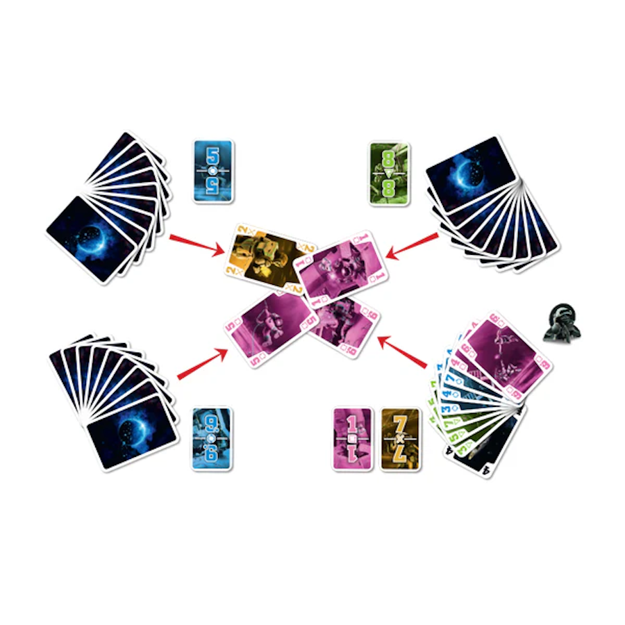 Joc de Societate The Crew - in cautarea celei de-a noua planete idealSTORE, Joc de Strategie, Joc Cooperativ, Aveti de Indeplinit 50 de Misiuni Diferite, Comunicarea este Esentiala