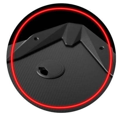 Birou gaming Smart Collection idealSTORE Dimensiuni 120 x 60 x 70 cm, Cadru metalic stabil, Iluminare LED, Accesorizat cu suport pentru casti, Picioare reglabile, Echipat cu sistem de gestionare a cablurilor, Culoare Negru