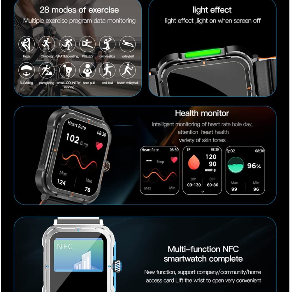 Ceas Smartwatch StrongCollection IdealStore, Ecran Tactil 1.83 inch, Notificari Mesaje si Retele Sociale, Preluare Apeluri BT, Microfon si Difuzor incorporat, Monitorizare Somn, Tensiune arteriala, Multi-Sport, IP67, Alarma, Android-IOS, Black Edition