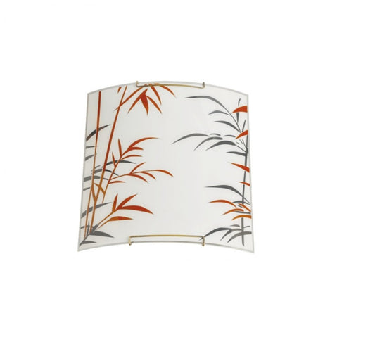 Aplica pentru interior idealSTORE SERPENT COLLECTION, Structura metalica si abajur din sticla, Dimensiuni 255 x 85 x 275 mm, Dotat cu o sursa cu dulie E27 pentru o putere maxima 60W