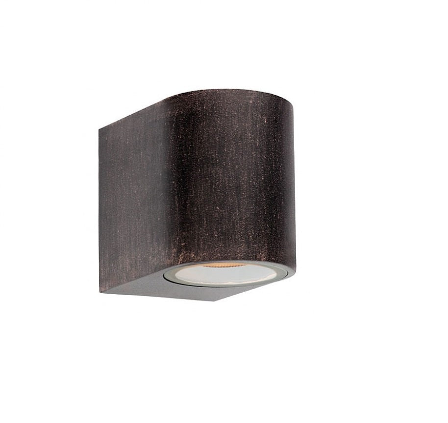 Aplica pentru exterior idealSTORE HOROZ COLLECTION, Structura metalica, Dimensiuni 98 x 67 x 80 mm, Dotat cu o sursa de tip GU10 pentru o putere maxima 35 W, Echipata cu grad de protectie IP44