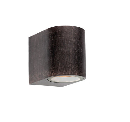 Aplica pentru exterior idealSTORE HOROZ COLLECTION, Structura metalica, Dimensiuni 98 x 67 x 80 mm, Dotat cu o sursa de tip GU10 pentru o putere maxima 35 W, Echipata cu grad de protectie IP44