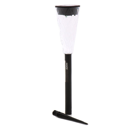 Lampa solara pentru gradina IDL, Diametrul de 68 mm si inaltimea de 365 mm, Modelul este realizat din Platsic, Prevazuta cu LED de culoare alba si acumulator 1 AAA 600mAh, Principalul avantaj este ca nu veti consuma curent electric