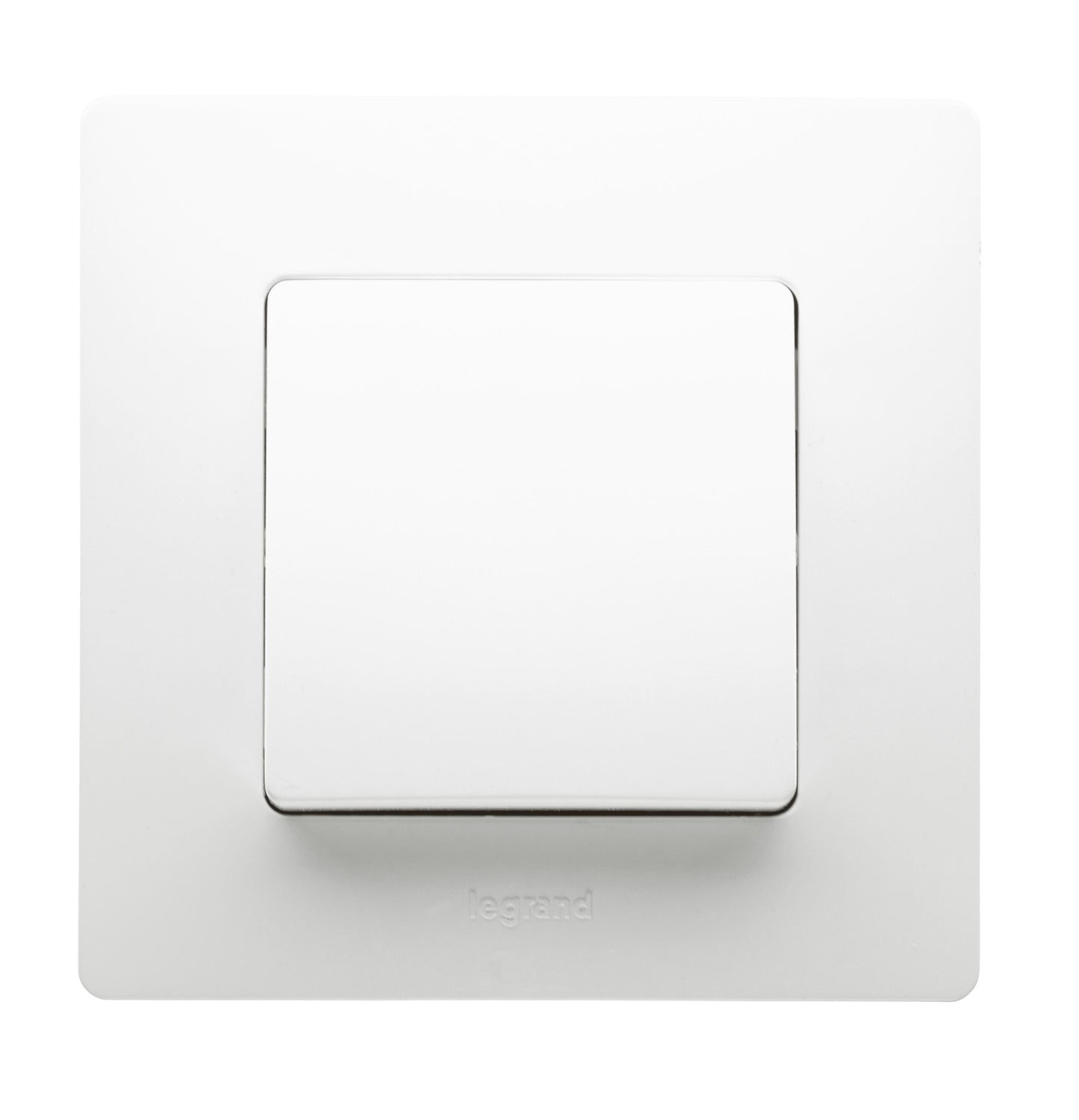 Intrerupator simplu IDL, Tip incastrat cu rama ALBA inclusa, usor de montat si folosit in orice casa