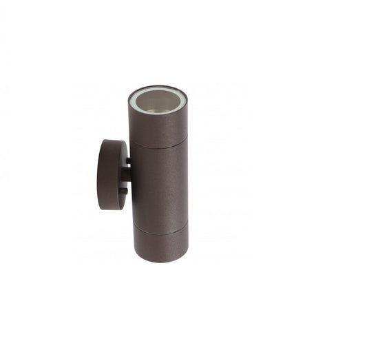 Aplica pentru exterior idealSTORE LONZASO COLLECTION, Structura metalica si dispersor din sticla, Dimensiuni 185 x 60 x 95mm, Dotat cu doua surse cu dulie GU10 pentru o putere maxima 2 x 50W, Grad de protectie IP54, Design clasic