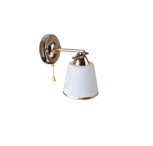 Aplica pentru interior idealSTORE FLOSSI COLLECTION, Structura metalica si abajur din sticla, Dimensiuni 200 x 200 x 220 mm, Dotat cu o sursa cu dulie E27 pentru o putere maxima de 40W