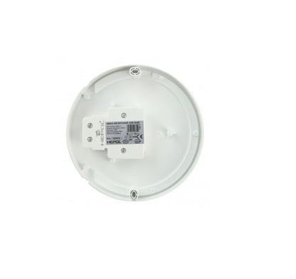 Aplica idealSTORE CRIDO COLLECTION, Structura din plastic, Dotat cu sursa LED pentru o putere maxima 15W, Dimensiuni 180 x 180 x 75 mm, Grad de protectie IP44, Design simplu