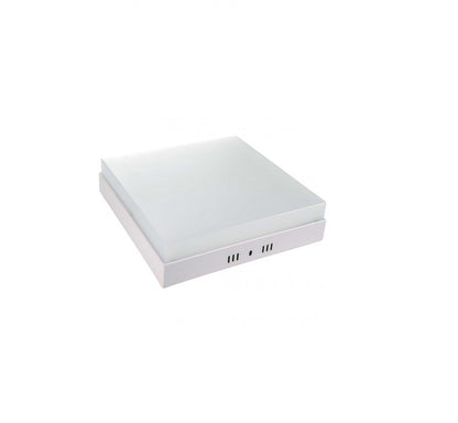 Aplica idealSTORE MIKA COLLECTION, Structura metalica si dispersor din plastic, Dimensiuni 220 x 220 x 55 mm Dotat cu sursa LED pentru o putere maxima 24W, Grad de protectie IP20, Design simplu