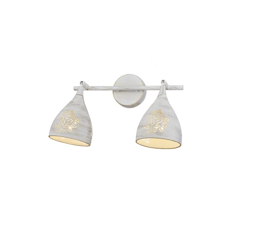 Aplica pentru interior idealSTORE CONNOR COLLECTION, Structura si doua abajururi din metal, Dimensiuni 300 x 210 x 200 mm, Dotat cu doua surse cu dulie E14 pentru o putere maxima de 2 x 40W, Echipata cu grad de protectie IP20, Design modern