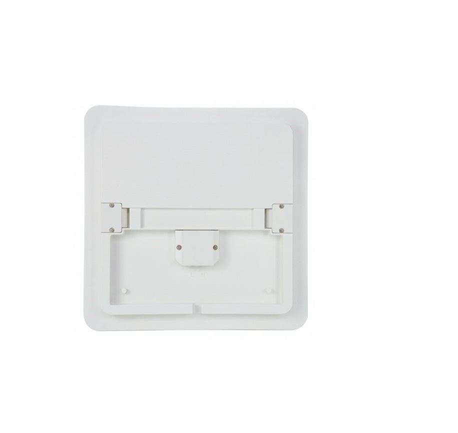 Aplica idealSTORE ETNA COLLECTION, Structura din plastic, Dotat cu sursa LED pentru o putere maxima 18W, Dimensiuni 280 x 280 x 55 mm, Grad de protectie IP54, Design simplu