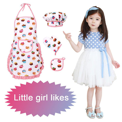 Set de Gatit Little Confectioner idealSTORE, Include un Sucitor, Spatula, Tel, Perie de Patiserie, Sort, Manusi pentru Vase Fierbinti, Disgn Clasic, Ajuta la Dezvoltarea Imaginatia si Stimuleaza Creativitatea