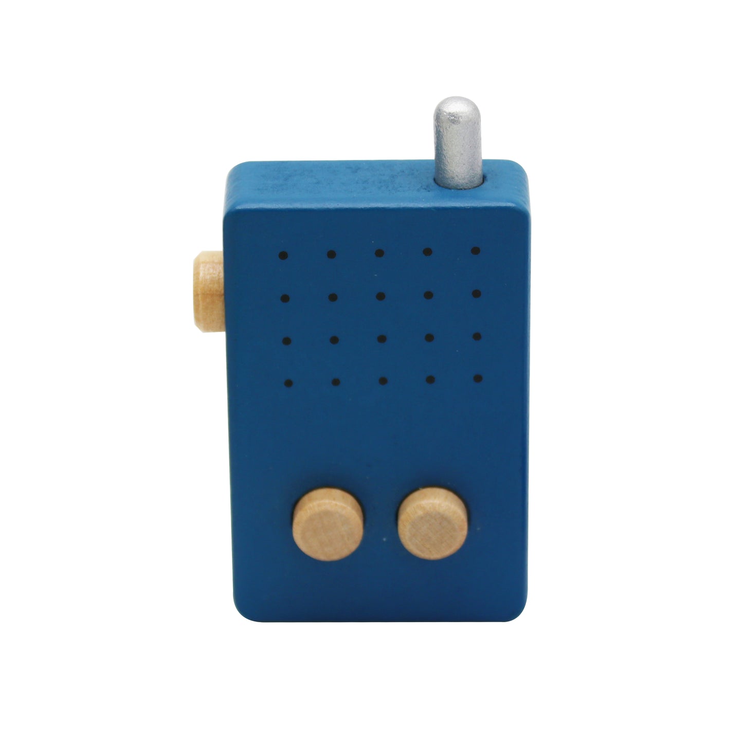 Trusa Micul Detectiv din Lemn ideal STORE, Formata din 10 piese si Geanta de depozitare din material Textil, Contine Lupa, Legitimatie, Statie Walkie Talkie, Dosar pentru documente, Albastru