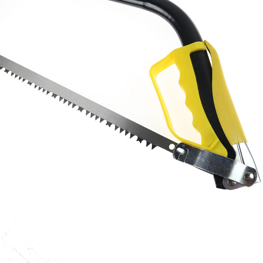 Fierastrau de mana idealStore ProfiTools, pentru Lemn Uscat, Tip Arc, Panza din Otel Calit, Maner din Spuma, Lungime Lama 52.5 mm