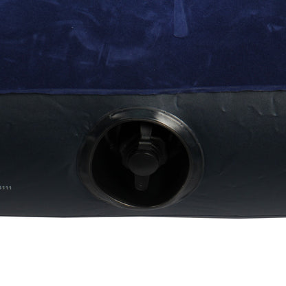 Saltea gonflabila IDL pentru camping Easy Camper, Pentru 2 persoane, Dimensiune 191 x 137 x 22 cm, Material Vinil, Culoare Albastra