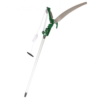 Foarfeca de gradina, pentru curatat omizi, cu fierastrau, lama otel