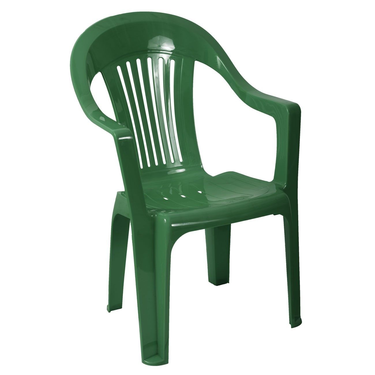 Set masa pentru Gradina IdealStore MELODY cu 6 SCAUNE, Confectionat din Plastic de inalta calitate, Rezistent la umiditate si usor de intretinut, Pentru a petrece momente de relaxare maxima, scaunul este prevazut cu spatar si brate laterale, Culoare-Verde