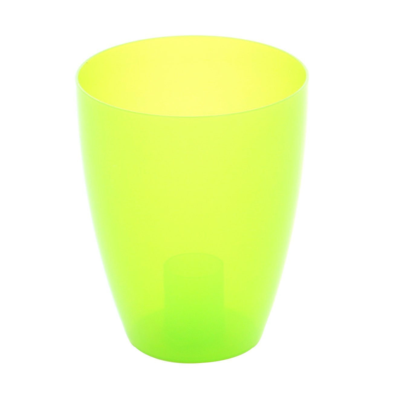 Ghiveci pentru Orhidee IDL, MALETYA, Dimensiuni 13.3 x 16.3 cm, Realizat din plastic, Destinat plantelor cu radacini aeriene sau cu nevoi speciale de lumina, Utilizare in interior, Verde Transparent