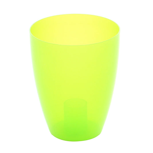 Ghiveci pentru Orhidee IDL, MALETYA, Dimensiuni 13.3 x 16.3 cm, Realizat din plastic, Destinat plantelor cu radacini aeriene sau cu nevoi speciale de lumina, Utilizare in interior, Verde Transparent