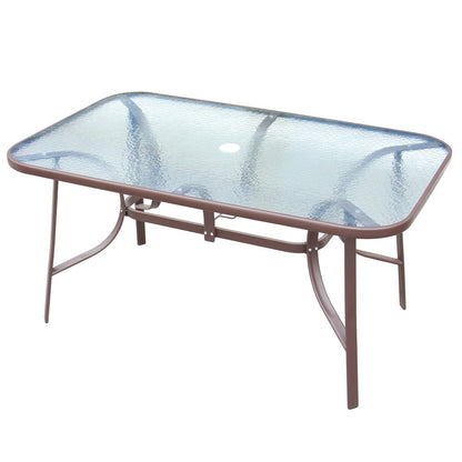 Set masa pentru Gradina IDL Rosalia cu 6 SCAUNE, Confectionat din Metal+Textilen, Cu design elegant, practic si confortabil, Ideal pentru zilele calduroase de vara, iar culoarea mesei si a scaunelor dau o nota de rafinament orcarui loc