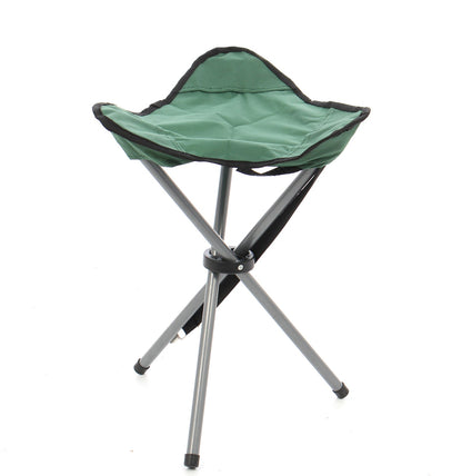 Taburet camping pliabil, verde, cadru otel, poliester, impermeabil, greutate suportata 110 kg, 30x30x42 cm