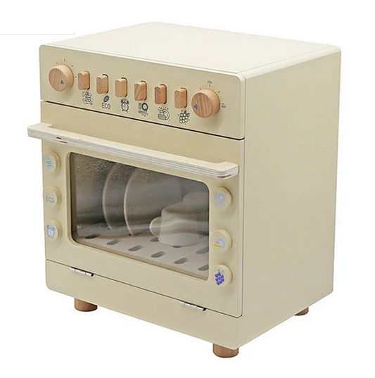 Masina de Spalat Vase Cleen Wish idealSTORE pentru copii, Dimensiuni 30 x 24 x 34,5 cm, Include 6 elemente Magnetice, 4 Farfurii, 2 Cani, Buton pentru Lustruire, Spalare Fructe, Uscare, Mod ECO, Cronometru, Reglarea Temperaturii, ON/OFF