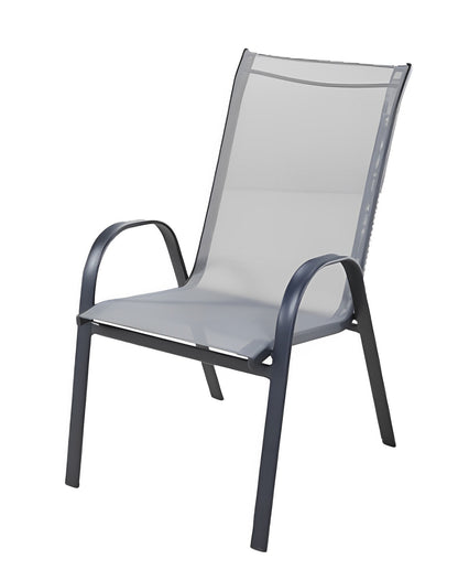 Set Masa de Sticla cu 6 Scaune idealSTORE, Dimensiuni 148 x 88 x 72cm Structura Metalica, Rezistenta la Umezeala, Usor de intretinut, Ideal pentru Gradina sau Terasa