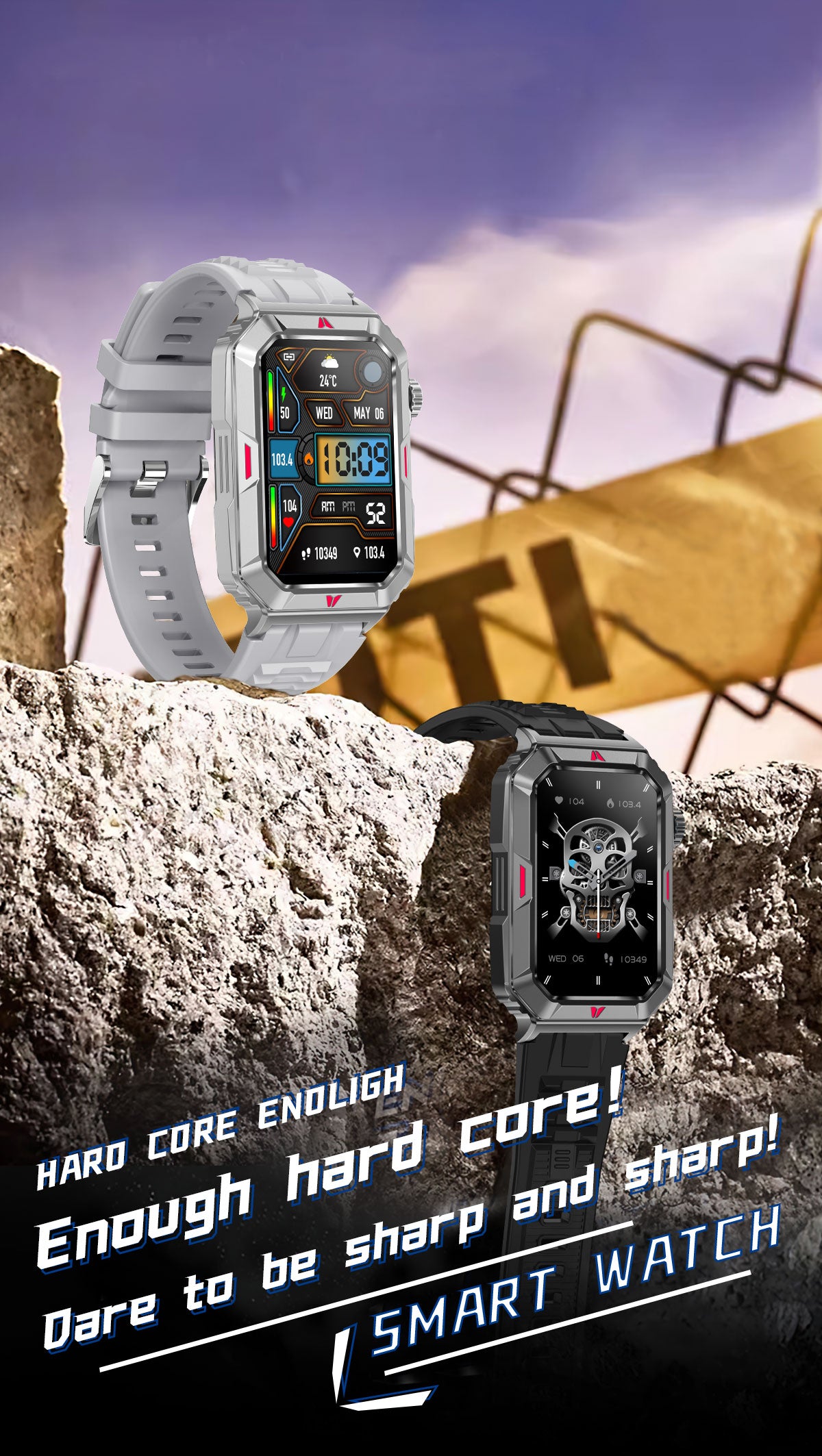 Ceas SmartWatch Dinamic Evolution idealSTORE, Ecran LCD color 1,57 inch, Monitorizare Ritm Cardiac, Tensiune Arteriala, Multi Sport, Vreme, Fitness Tracker, Functie Feminina, Life Waterproof, Notificari, Apel Bluetooth, Android/IOS, Control Muzical