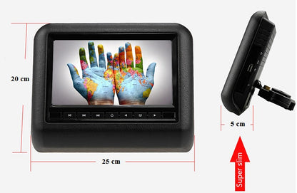 Set DVD + 2 MONITOARE pentru tetiere, USB, CARD, TELECOMANDA