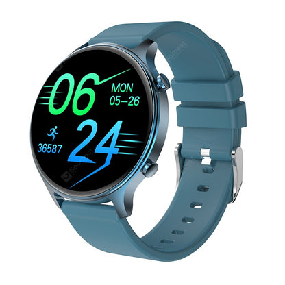 Smartwatch idealStore ActivSport, Ecran HD Curbat, 24 Moduri Sport, Monitorizarea Sanatatii, Pedometru, Notificari, Impermeabil, Albastru
