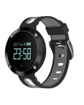 Ceas Smartwatch si Bratara Fitness Marvel, model elegant, Tensiometru, Puls, Monitor Somn, Notificari apeluri, mesaje, facebook, wechat, QQ, culoare Negru-Gri