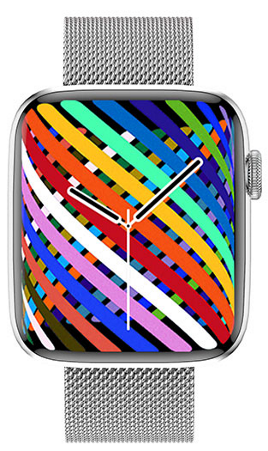 Smartwatch idealStore SportApple, Echipat cu Difuzor si Microfon, Efectuare Apeluri, Traseu GPS, mod multiSport, Senzor Ritm Cardiac, Tensiune, Nivel Oxigen, Ecran Curbat, Curea Metalica Silver