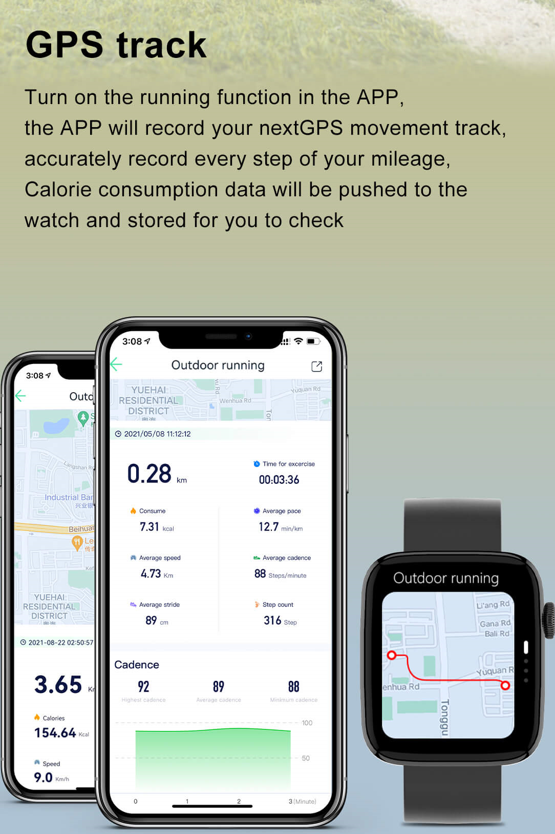 Smartwatch idealStore SportApple, Echipat cu Difuzor si Microfon, Efectuare Apeluri, Traseu GPS, mod multiSport, Senzor Ritm Cardiac, Tensiune, Nivel Oxigen, Ecran Curbat, Curea Silicon Negru