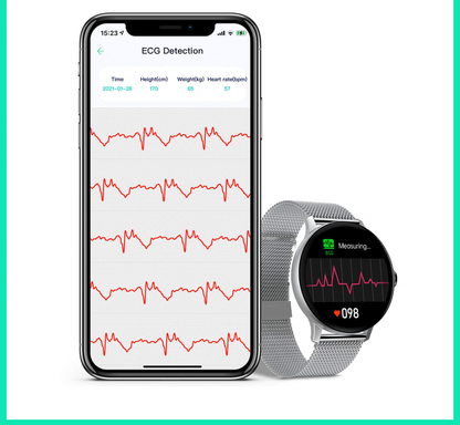 Ceas SmartWatch idealSTORE, eXtremePRO Collection, Ecran 1,3 inch 3D High-Definition Full Touch, Android/IOS, Monitorizare ritm cardiac, Somn, Perioada Menstruala, Calorii arse, IP68, Notificari Apeluri, Mesaje, WhatsAPP, Culoare Silver Metalic