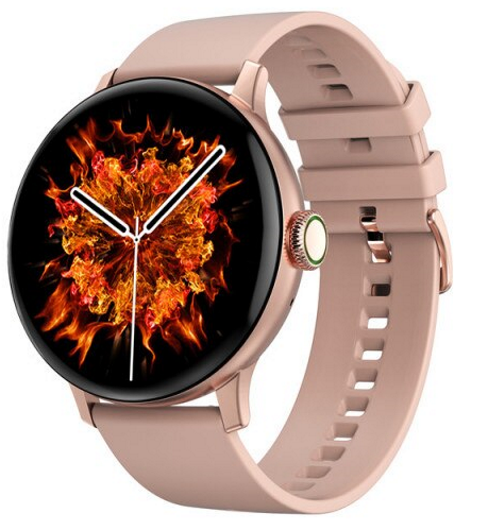Ceas SmartWatch IdealStore, eXtremePRO Collection, Ecran 1,3 inch 3D High-Definition Full Touch, Android/IOS, Monitorizare somn, Perioada Menstruala, Calorii arse, Rezistent la apa IP68, Notificari Apeluri, Mesaje, WhatsAPP, Gold