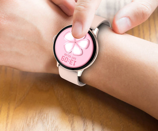 Ceas SmartWatch IdealStore, eXtremePRO Collection, Ecran 1,3 inch 3D High-Definition Full Touch, Android/IOS, Monitorizare somn, Perioada Menstruala, Calorii arse, Rezistent la apa IP68, Notificari Apeluri, Mesaje, WhatsAPP, Gold