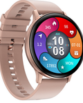 Ceas SmartWatch IdealStore, eXtremePRO Collection, Ecran 1,3 inch 3D High-Definition Full Touch, Android/IOS, Monitorizare somn, Perioada Menstruala, Calorii arse, Rezistent la apa IP68, Notificari Apeluri, Mesaje, WhatsAPP, Gold