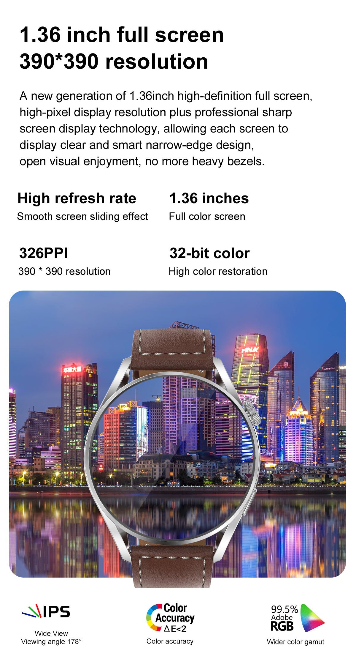 Ceas SmartWatch Classy Premium idealStore, 1.36, Coroana Rotativa, Incarcare Wireless, Apel Bluetooth, Protectie prin Parola, Cod QR, Senzor Ritm Cardiac 24/7, Multi Sport, Impermeabil, Auriu