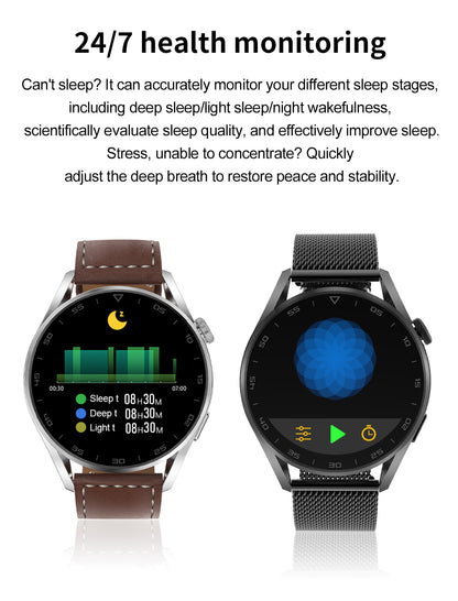 Ceas SmartWatch Classy Premium idealStore, 1.36, Coroana Rotativa, Incarcare Wireless, Apel Bluetooth, Protectie prin Parola, Cod QR, Senzor Ritm Cardiac 24/7, Multi Sport, Impermeabil, Negru