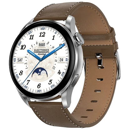 Ceas SmartWatch Classy Premium idealStore, 1.36, Coroana Rotativa, Incarcare Wireless, Apel Bluetooth, Protectie prin Parola, Cod QR, Senzor Ritm Cardiac 24/7, Multi Sport, Impermeabil, Argintiu