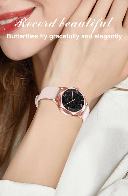 Ceas SmartWatch Diamond DT86 idealStore, Design Premium, Display 1.09 inch, Ecran LCD, Impermeabil IP67, Compatibil Android/iOS, Bluetooth, 5 Funcii de Monitorizare a Sanatatii, Momento Apeluri/Mesaje, Pedometru, Cronometru, Bratara Metalica