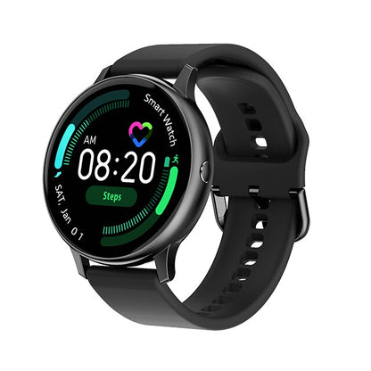 Ceas SmartWatch DT88 Pro Appearance idealStore, Negru, Curea Silicon, Impermeabil, Display 1.3 HD Touchscreen, Monitorizare ECG, Pedometru, Altimetru, Sedentary Reminder, 8 Moduri Sportive, Notificari Whatsapp/Facebook/Instagram
